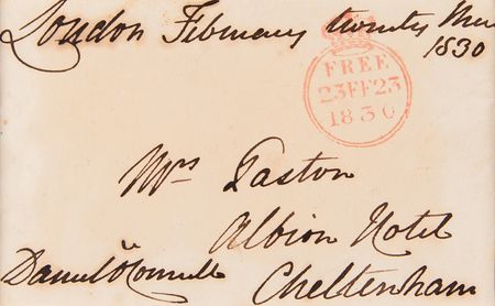 Lot #278 Daniel O'Connell Signed Free Frank - Image 2