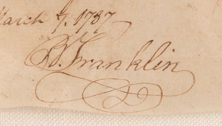 Lot #147 Benjamin Franklin Document Signed as President of Pennsylvania, Overseeing an Early Bankruptcy Case (1787) - Image 6