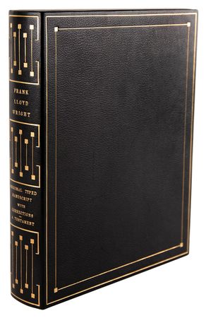 Lot #441 Frank Lloyd Wright Hand-Corrected Typed Draft for 'The New Architecture: A Testament' - The 