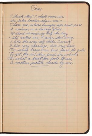 Lot #565 Roscoe 'Fatty' Arbuckle Handwritten Comedy Reference Notebook - Filled with Lyrics, One-Liners, and Witticisms - Image 10