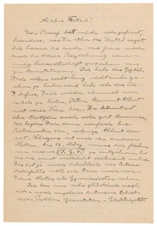 Lot #193 Albert Einstein Autograph Letter Signed on Solving the Unified Field Theory: 