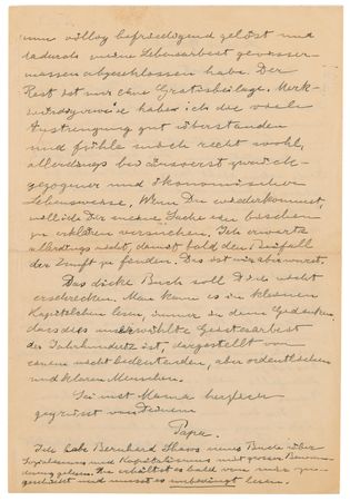 Lot #193 Albert Einstein Autograph Letter Signed on Solving the Unified Field Theory: 