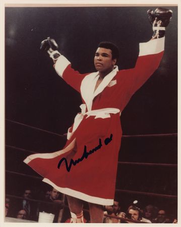 Lot #765 Muhammad Ali Signed Photograph