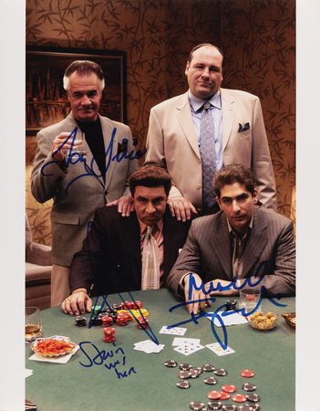 Lot #718 The Sopranos Signed Photograph