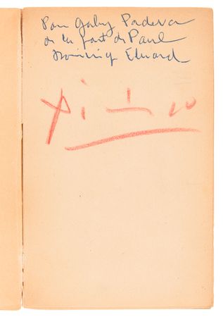 Lot #440 Pablo Picasso and Fernand Leger Signed Book - Poèmes pour tous par Paul Eluard - Image 5