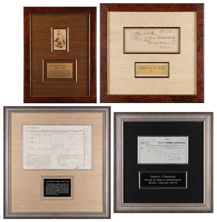 Lot #212 19th-Century Business and Military (4)