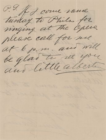 Lot #528 Enrico Caruso Autograph Letter Signed - Image 2