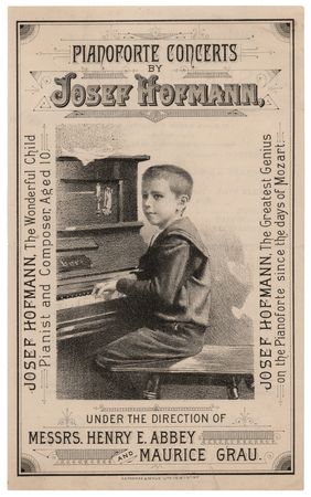 Lot #539 Josef Hofmann Signed 'Golden Jubilee Concert' Program and Original 1888 Metropolitan Opera House Program - Image 3