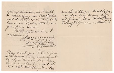 Lot #527 Teresa Carreno Autograph Letter Signed - Image 2