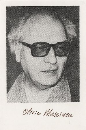Lot #548 Olivier Messiaen Signed Photograph