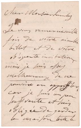 Lot #535 Giulia Grisi Autograph Letter Signed - Image 1