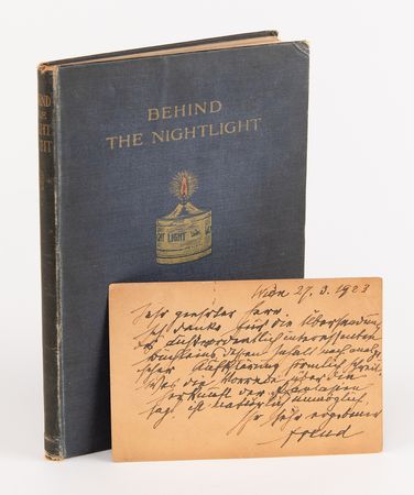 Lot #201 Sigmund Freud Autograph Letter Signed on 'Behind the Nightlight,' on the Dreams of a Three-Year-Old Child: 