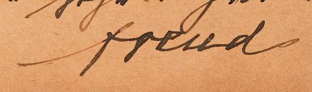 Lot #201 Sigmund Freud Autograph Letter Signed on 'Behind the Nightlight,' on the Dreams of a Three-Year-Old Child: 