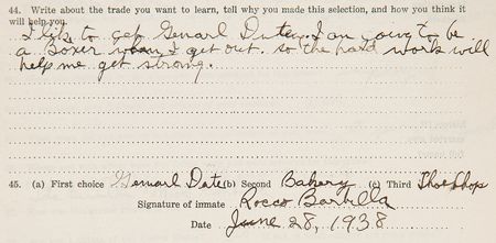 Lot #755 Rocky Graziano Prison Archive: (45+) Documents with (8) Early Autographs (