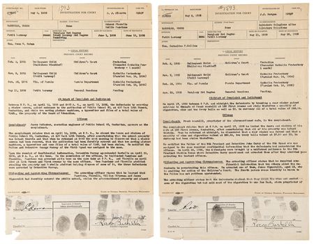 Lot #755 Rocky Graziano Prison Archive: (45+) Documents with (8) Early Autographs (