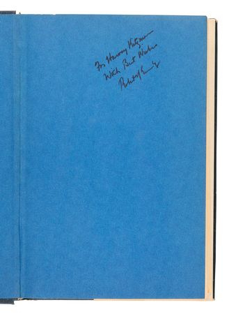 Lot #795 Robert F. Kennedy Signed Book - To Seek a Newer World - Image 4