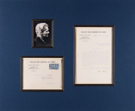 Lot #803 Marie Curie Typed Letter Signed from the Radium Institute - offering her condolences on the passing of a radiochemistry pioneer - Image 2