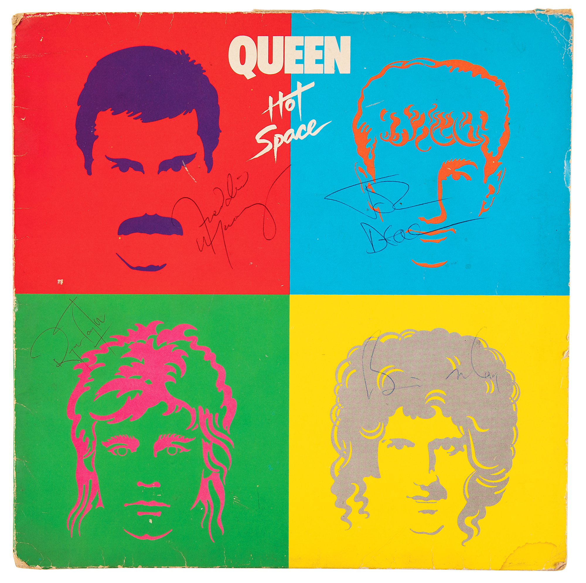 Queen Signed Album - Hot Space | RR Auction