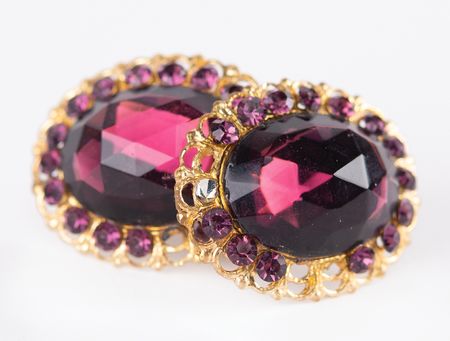 Lot #7413 Prince's Purple Rain Cufflinks (Purple) - Image 1