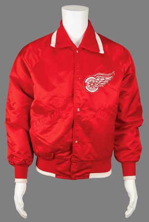 Lot #7355 Michael Jackson Personally-Owned and -Worn Detroit Red Wings Jacket - Image 1