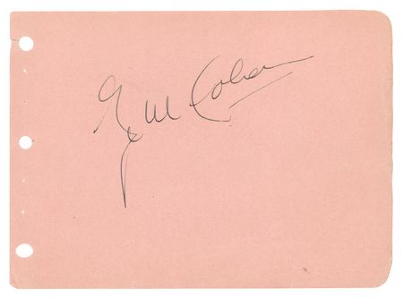 Lot #7188 George M. Cohan Signature