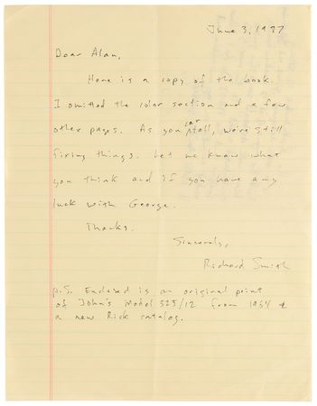 Lot #7023 George Harrison Autograph Note Signed on His Rickenbacker 12-String Guitar: 