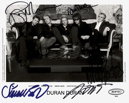 Lot #7334 Duran Duran Signed Photograph