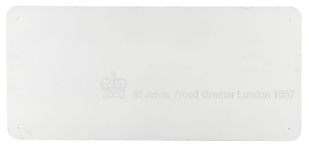 Lot #7046 Beatles: Original 'Abbey Road' Street Sign from Westminster, England - Image 2