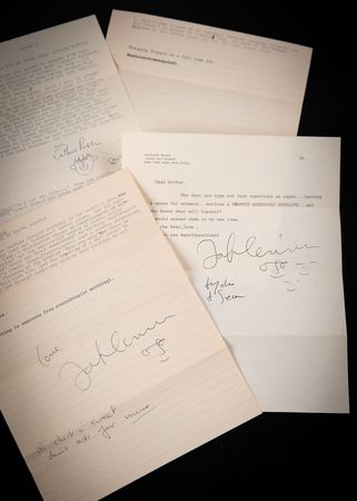 Lot #7015 John Lennon Signed Typed Letter and Signed Questionnaire to a Patient at the New York Psychiatric Institute - 