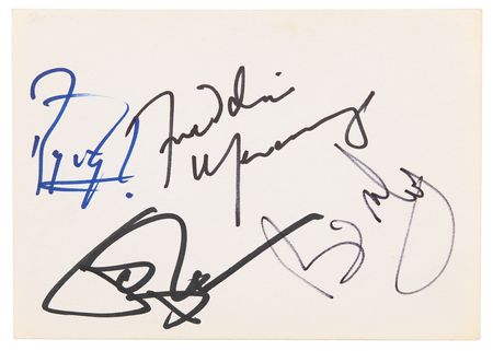Lot #7174 Queen Signatures