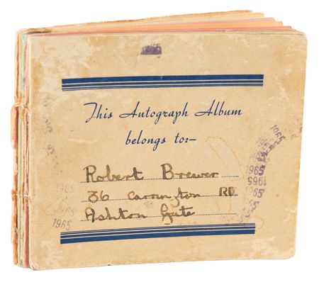 Lot #7218 Cream and Canned Heat Autograph Album with Jeff Beck, Rod Stewart, and Ronnie Wood - Image 4