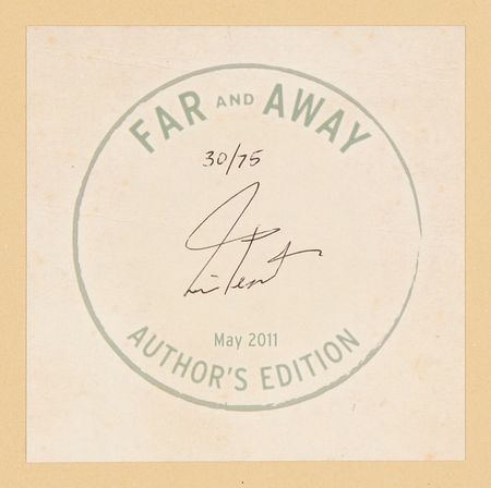 Lot #7296 Rush: Neil Peart Signed Limited Edition Book - Far and Away - Image 2