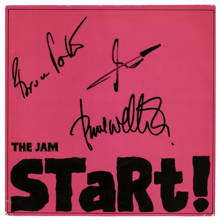 Lot #7314 The Jam Signed 45 RPM Single Record -
