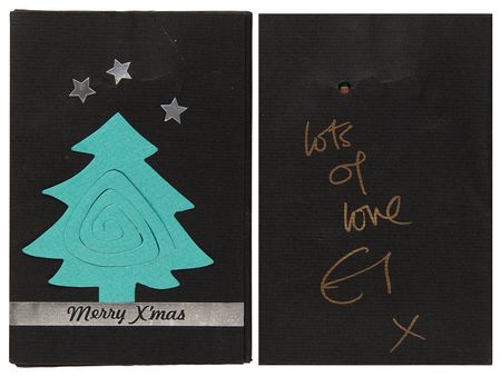 Lot #7275 Eric Clapton Signed 'Harmonic Melody? Christmas Card - Image 1