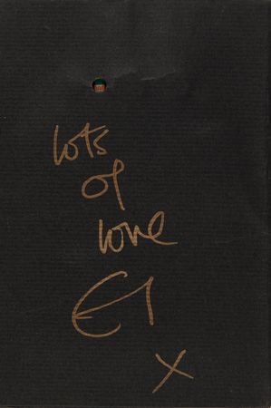Lot #7275 Eric Clapton Signed 'Harmonic Melody? Christmas Card - Image 2