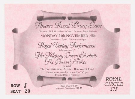 Lot #7035 Paul and Linda McCartney Signed 1986 Royal Variety Performance Program - Image 3