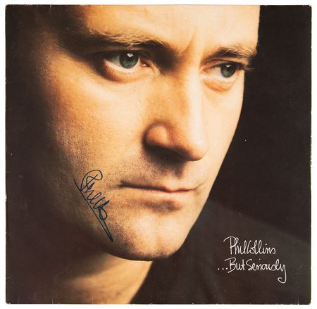 Lot #7326 Phil Collins Signed Album - …But
