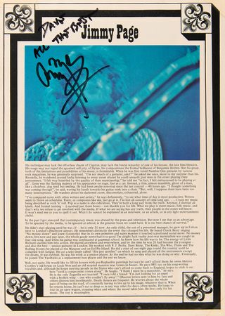 Lot #7159 Robert Plant and Jimmy Page Signed Led Zeppelin 1975 Earl’s Court Concert Program - Image 3