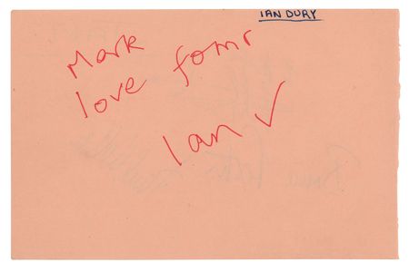 Lot #7315 The Jam and Ian Dury Signatures - Image 2