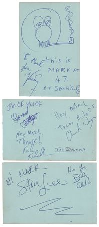 Lot #7313 Punk Rock: The Damned, the Skids, the Members, and the Dickies Early Signatures - Image 2
