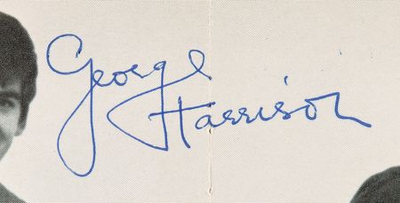 Lot #7026 George Harrison Signed Pop Weekly Magazine 'Dezo Hoffmann' Centerfold - Image 3