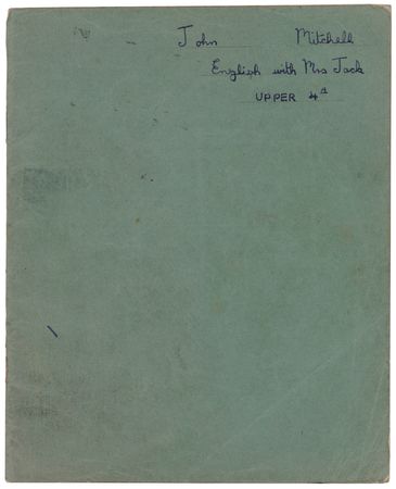 Lot #7114 Mitch Mitchell's English Class Notebook with (26) Handwritten Pages on Pride and Prejudice - Image 1