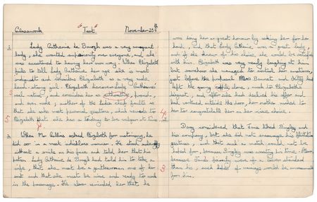 Lot #7114 Mitch Mitchell's English Class Notebook with (26) Handwritten Pages on Pride and Prejudice - Image 3