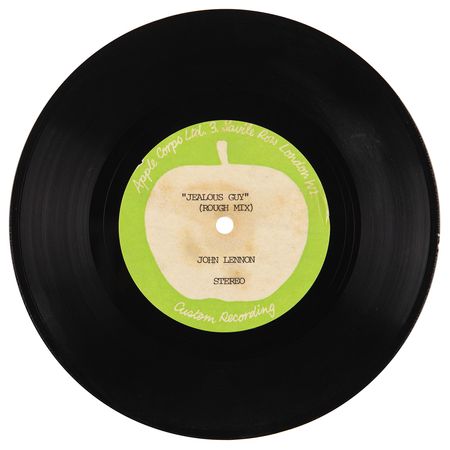 Lot #7019 John Lennon Rare Original Acetate for 'Jealous Guy' (Rough Mix) - Image 1