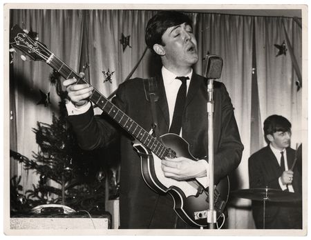 Lot #7057 Beatles: Paul McCartney and Ringo Starr Photograph - From the Personal Collection of Brian Epstein - Image 1