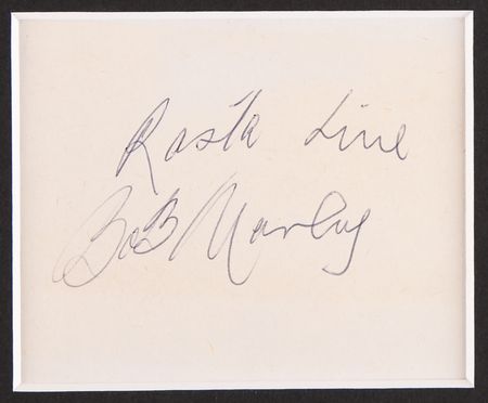 Lot #7254 Bob Marley Signature - Obtained in Adelaide, Australia, on April 20, 1979 - Image 3