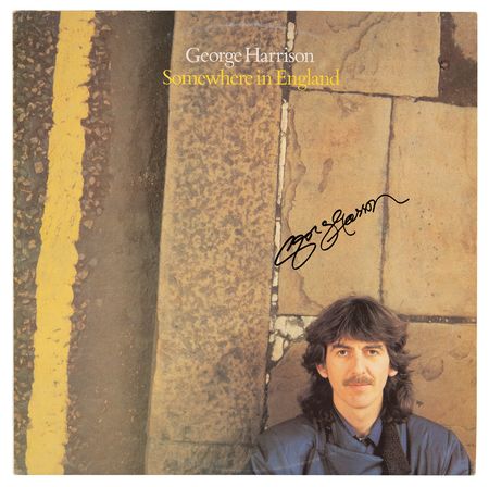 Lot #7028 George Harrison Signed Album - Somewhere in England - Image 1