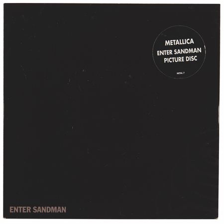 Lot #7342 Metallica Signed 45 RPM Picture-Disc Record - 'Enter Sandman' - Image 3