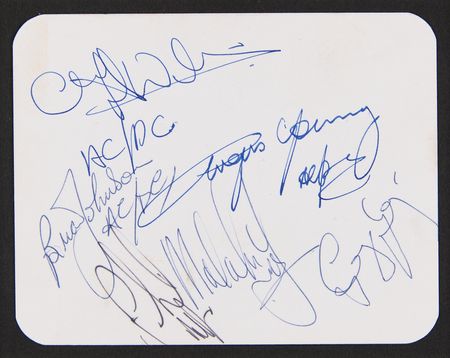 Lot #7266 AC/DC Signatures - Obtained in Australia during Back in Black Tour in 1981 - Image 2