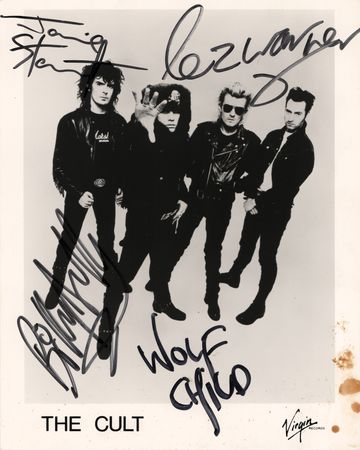 Lot #7329 The Cult Signed Photograph - Image 1